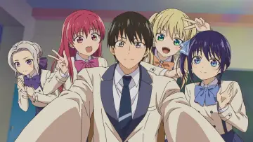 Zasłona к сериалу "Kanojo mo Kanojo" #1382222
