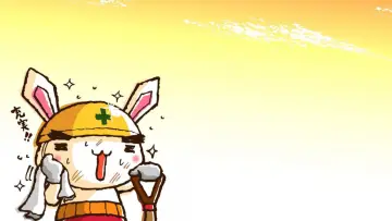 全力ウサギ plakat