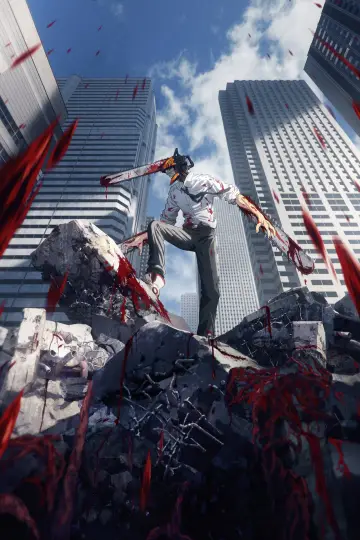 Plakat к сериалу "Chainsaw Man" #1329519