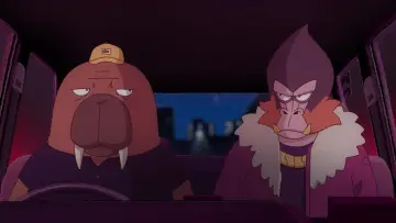Zasłona к сериалу "Odd Taxi" #1456596