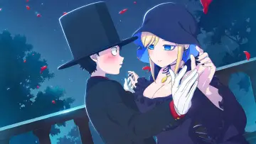 Zasłona к сериалу "Shinigami Bocchan to Kuro Maid" #1319471