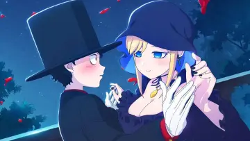 Zasłona к сериалу "Shinigami Bocchan to Kuro Maid" #1319475