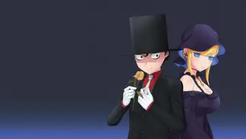 Zasłona к сериалу "Shinigami Bocchan to Kuro Maid" #1319479
