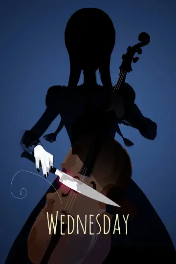 Plakat к сериалу "Wednesday" #1273408