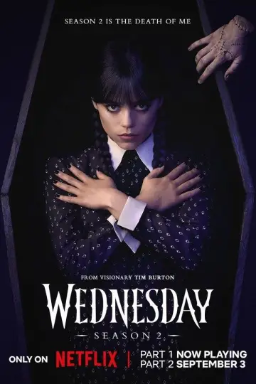 Plakat к сериалу "Wednesday" #1273419