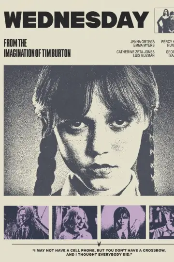 Plakat do serialu "Wednesday" #1782957
