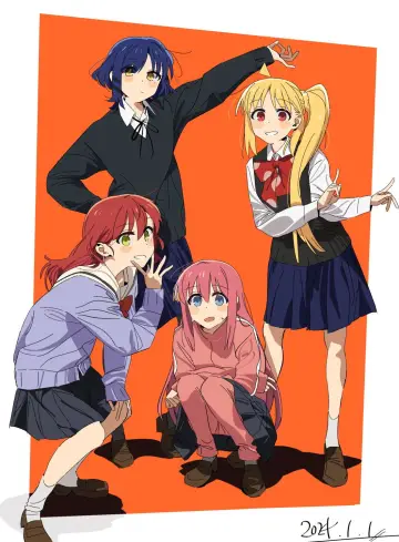 Plakat к сериалу "ぼっち・ざ・ろっく！" #1455328