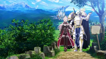 Zasłona к сериалу "Skeleton Knight in Another World" #1224131