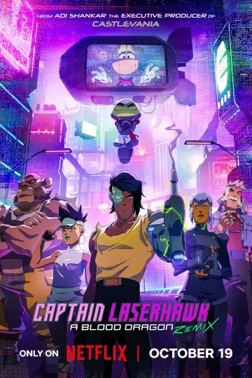 Plakat do serialu "Captain Laserhawk: A Blood Dragon Remix" #1874239