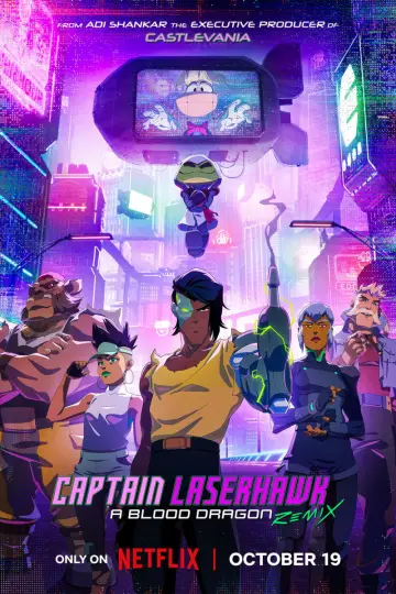 Plakat do serialu "Captain Laserhawk: A Blood Dragon Remix" #1874242