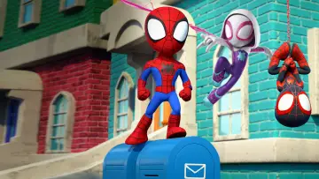Zasłona к сериалу "Spidey i super-kumple" #1297591