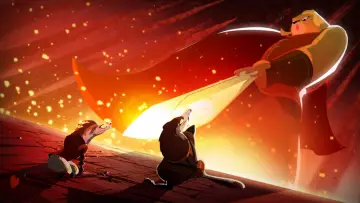 Zasłona к сериалу "Kung Fu Panda: Smoczy rycerz" #1368732