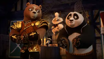 Zasłona к сериалу "Kung Fu Panda: Smoczy rycerz" #1368742