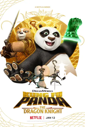 Plakat к сериалу "Kung Fu Panda: Smoczy rycerz" #1368765