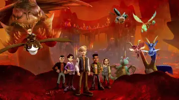 Zasłona к сериалу "Jeźdźcy smoków: Dziewięć światów" #1381283