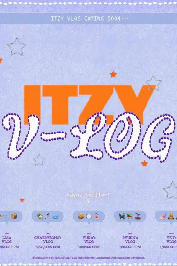 ITZY VLOG plakat