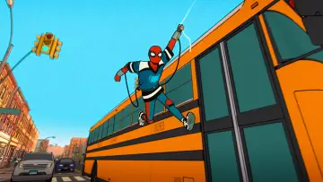 Zasłona к сериалу "Spider-Man: przyjazny pająk z sąsiedztwa" #1350016