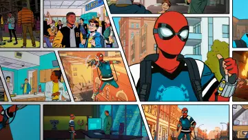 Zasłona к сериалу "Spider-Man: przyjazny pająk z sąsiedztwa" #1350019