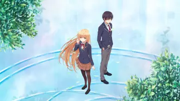Zasłona к сериалу "Otonari no Tenshi-sama ni Itsunomanika Dame Ningen ni Sareteita Ken" #1360096