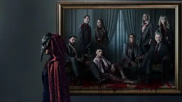 Zasłona к сериалу "Zagłada domu Usherów" #1391494