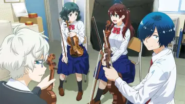 Zasłona к сериалу "Ao no Orchestra" #1371099
