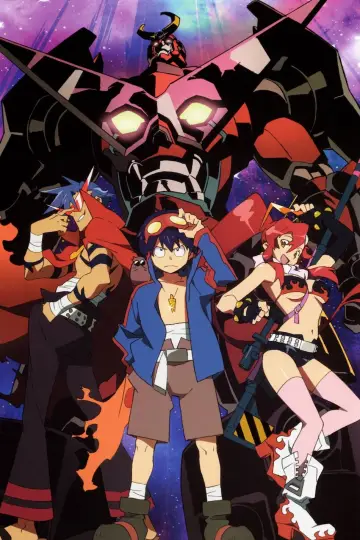 Plakat к сериалу "Tengen Toppa Gurren Lagann" #1346403