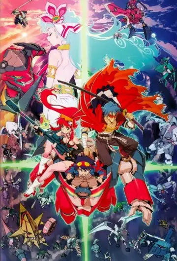 Plakat к сериалу "Tengen Toppa Gurren Lagann" #1346427