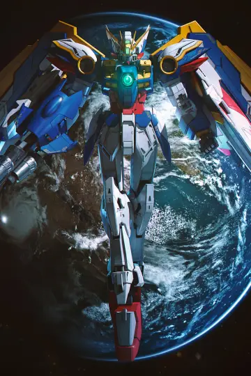 Plakat к сериалу "Kombinezon bojowy Gundam Wing" #1385530