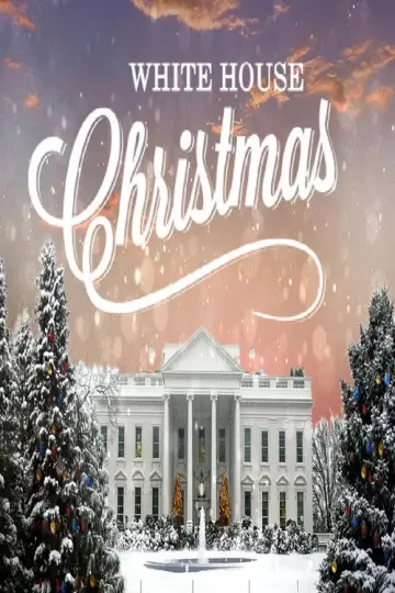 White House Christmas plakat