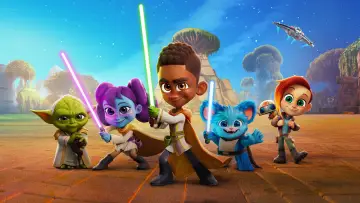 Zasłona к сериалу "Gwiezdne wojny: Przygody młodych Jedi" #1359345