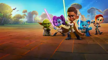 Zasłona к сериалу "Gwiezdne wojny: Przygody młodych Jedi" #1359346