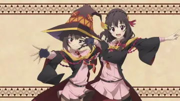 Zasłona к сериалу "Kono Subarashii Sekai ni Bakuen wo!" #1423399