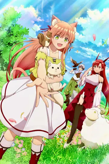 Plakat do serialu "Yuusha Party wo Tsuihou sareta Beast Tamer, Saikyoushu no Nekomimi Shoujo to Deau" #1541093