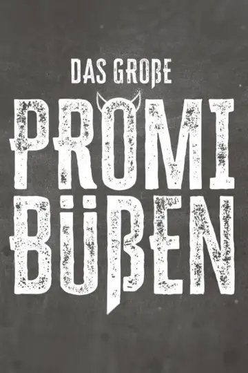 Das große Promi-Büßen plakat