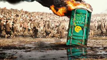 Zasłona do serialu "Totalny chaos: Woodstock 