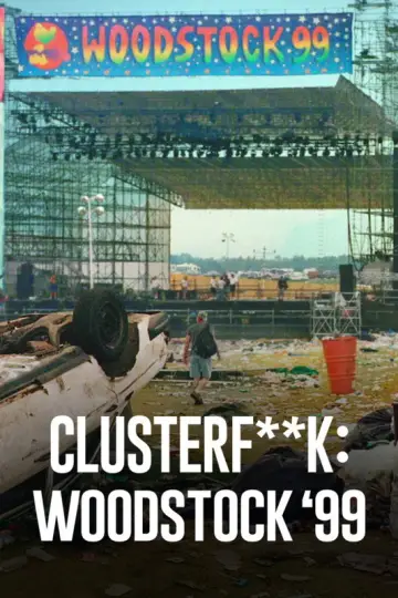 Plakat do serialu "Totalny chaos: Woodstock 