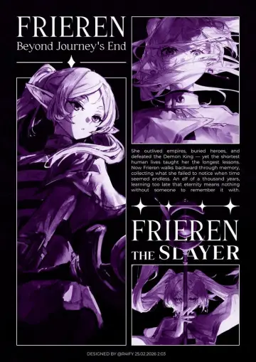 Plakat к сериалу "Frieren. U kresu drogi" #1246808