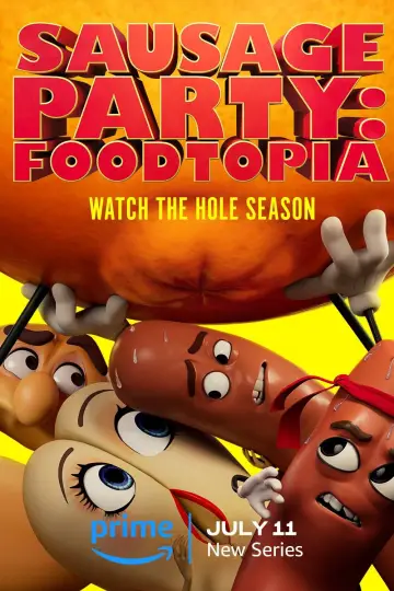 Plakat к сериалу "Sausage Party: Żarciotopia" #1339783
