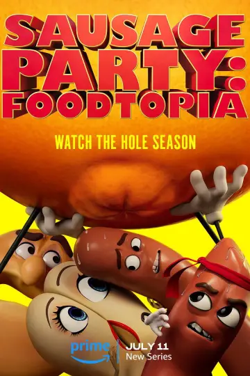 Plakat к сериалу "Sausage Party: Żarciotopia" #1339784
