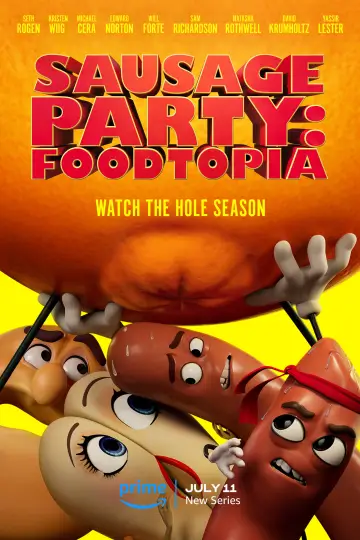 Plakat к сериалу "Sausage Party: Żarciotopia" #1339785