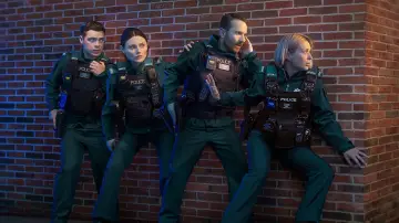 Zasłona к сериалу "Na niebieskich światłach" #1451373