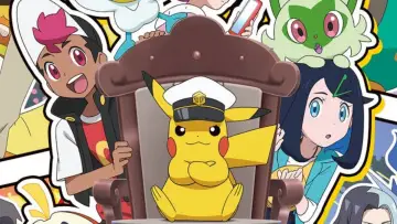 Zasłona к сериалу "Pokémon Horyzonty: Seria" #1277279