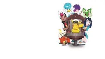 Zasłona к сериалу "Pokémon Horyzonty: Seria" #1277281