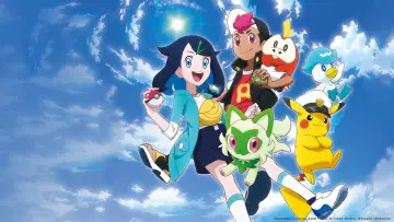 Zasłona к сериалу "Pokémon Horyzonty: Seria" #1277284