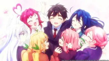 Zasłona к сериалу "Kimi no Koto ga Daidaidaidaidaisuki na 100-nin no Kanojo" #1220767