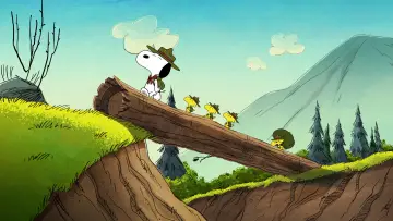 Zasłona к сериалу "Snoopy na obozie" #1424621