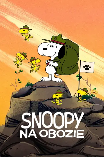 Snoopy na obozie plakat