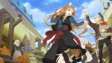 Zasłona к сериалу "Ookami to Koushinryou Merchant Meets the Wise Wolf" #1393437