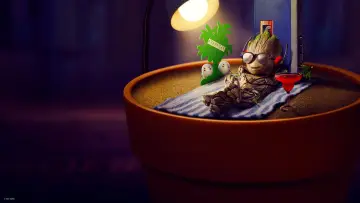 Zasłona do serialu "Ja jestem Groot" #1397131