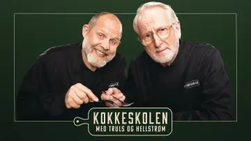 Kokkeskolen med Truls og Hellstrøm plakat